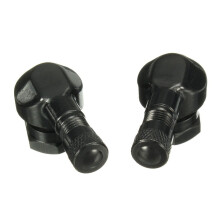 Black Motorcycle 90 Degree Rim Wheel Tire Valve Stems CNC Aluminum New 2x 11.3mm