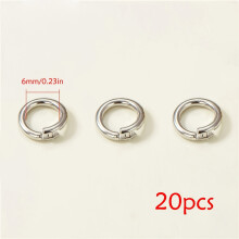 Open Jump Rings for Jewelry Making & Keychains – Compatible with Jewelry Findings Kits, High-Quality Versatile Design