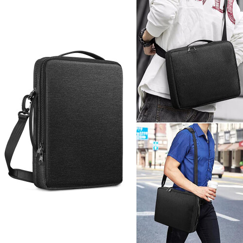 Capa protetora para laptop de 14 polegadas, resistente a impactos, impermeável e feita em EVA.