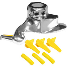Car Tyre Changer Stainless Mount Demount Bird Head Replaced Spare Part for Car Motorcycle Tire Machine+ 3 Set Protective Pads (29mm/1.14inch)