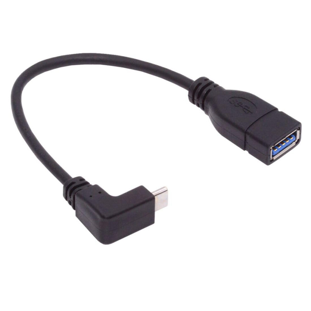 Cy Usb-C Usb 3.1 Type-C Male To Usb 3.0-A Female 10Gbps Otg Data Power Cable Up Down Angled 9028731016818