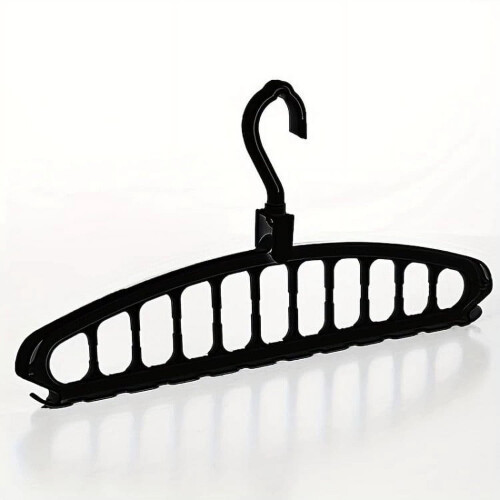 11-Hole Multifunctional Heavy-Duty Clothes Hanger, Stackable & Space-Saving, Compatible with Standard Wardrobes