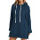 Warmy Oversized Hoodie Dress Soft Comfort Pullover Long 1