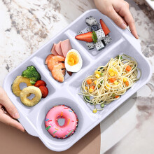 Divided Dinner Plate,Sectioned Tray Microwave/Dishwasher Safe,Durable for Dinner Restaurant Family Party Kitchen