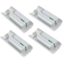 4er-Pack wiederaufladbare Akkus, kompatibel mit Wii- und Wii U-Fernbedienungen, 2800 mAh – XinHan
