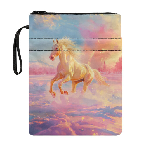 Zippered Book Cover – 300D Polyester, 11.4 x 8.7 in