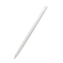 Stylus Pen for Touch Screens, White Active Stylus for iPad and iPhone with Precise Writing Control