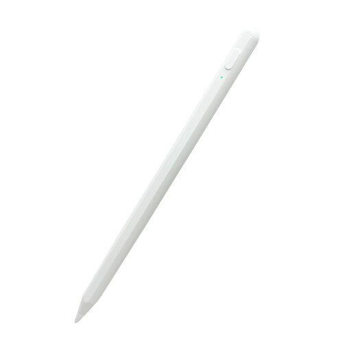 Stylus Pen for Touch Screens, White Active Stylus for iPad and iPhone with Precise Writing Control