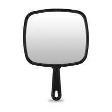Hand Mirror, Extra Large Black Handheld Mirror with Handle