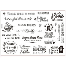 Decoratieve sticker, waterwrijfsticker, watertransfersticker voor glaswerk, houten meubels