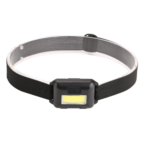 3-Mode LED Headlamp with AAA Batteries, Lightweight Camping Headlight Torch