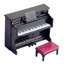 Dockhus Miniatyr Piano Pall Musikinstrument Modell Tidig Utbildning Leksak
