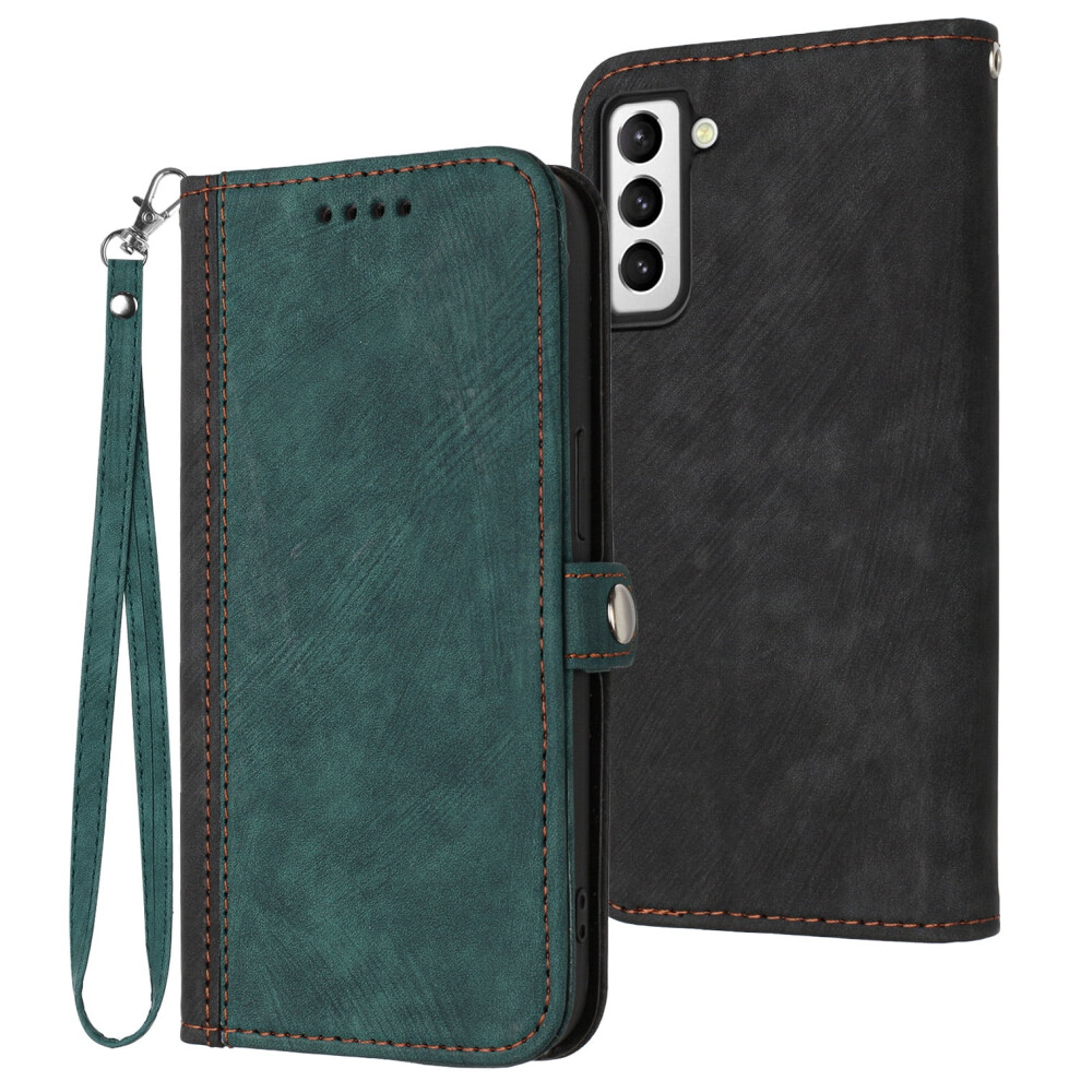Galaxy S22 Flip Case: Pu Leather Folio With Kickstand, Wrist Strap, Card Slots, Magnetic Wallet & Tpu Interior Â Compatible With Samsung Galaxy S22 9479868127654