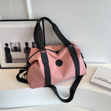 Bolsa transversal espaçosa para ombro, mala de viagem de grande capacidade com vários bolsos, bolsa dobrável para viagens de fim de semana.