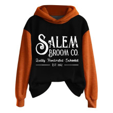 Barn Småbarn Jentegensere Mote Halloween Bokstaver Trykt Langermet Koselig Avslappet Genser Crewneck Gensere For Jenter 2-3 År