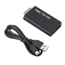 Konsole zu HDTV-Monitor-Projektor-Konverter für PS2 zu HDMI-kompatiblem Adapter Videokonvertierungs- und Übertragungsschnittstelle