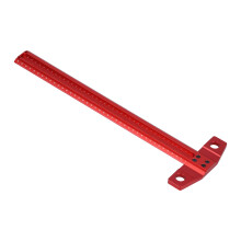 400 mm Aluminium-T-Schiene Messschieber für Glas- und Holzbearbeitung, Rot