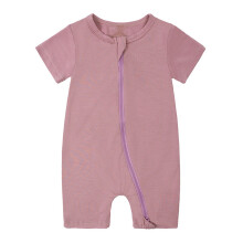 Toddler Baby Girls Boys Rompers Pajamas Zipper Short Sleeve Sleeper Jumpsuit Onesie Comfort 3-6M