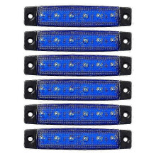 6 kpl vedenpitäviä 12 V:n LED-venehytin valoja merenkulun sisävalaistukseen