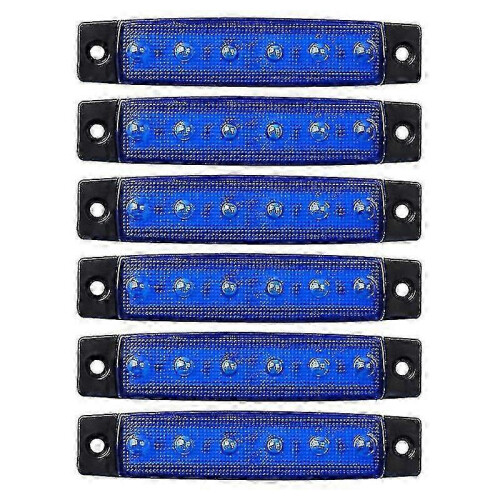 6 τεμάχια αδιάβροχα φώτα καμπίνας σκαφών LED 12V, εσωτερικός φωτισμός θαλάσσης