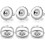 14K Gold Screw Earring Backs,925 Silver Threaded Backs compatible Diamond Studs,Hypoallergenic Fit 0032 Posts 1