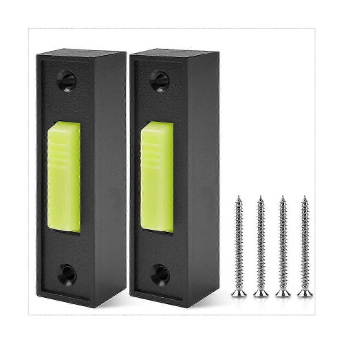 2-Pack Universal Garage Door Opener Button,compatible Lighted Wall-Mount Push Switch with Black Finish