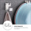2Pcs Drill-Free Washbasin Hanger Wall Storage Rack With Sundries Hook 9
