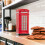 Red Telephone Box Ceramic Biscuit Jar 6