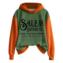 Barn Småbarn Jentegensere Mote Halloween Bokstaver Trykt Langermet Koselig Avslappet Genser Crewneck Gensere For Jenter 2-3 År
