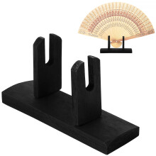 Stück klappbarer Ventilatorständer aus Holz, schwarze Ausführung, für Zuhause