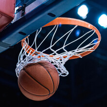 Basketball Hoop Net String Silver 1 Set