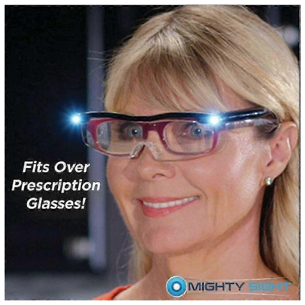 2025 Mighty Sight Led Magnifying Glasses Sight Enhancing Bright Reading Eyewear