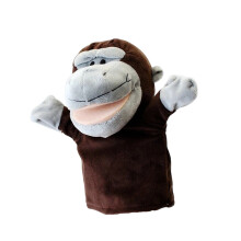 Cartoon Animal Plush Toy with Movable Mouth 1 Pc