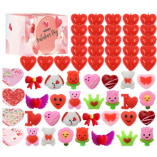 Heart-Shaped Music Party Cards for Kids, 24 pcs