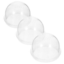Bouchons pour tubes cage en plastique transparent (3 pièces)