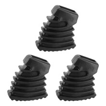 Drum Rubber Feet for Cymbal Stand Black 3 Pack