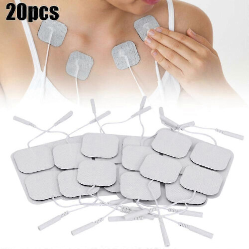 (20PCS)4/20pcs Replacement Electrode Pads Gel Body Massager Stickers Reusable