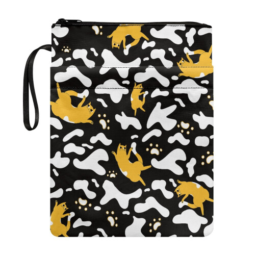 Cat Pattern Washable Polyester Book Cover 11.48.66 inch