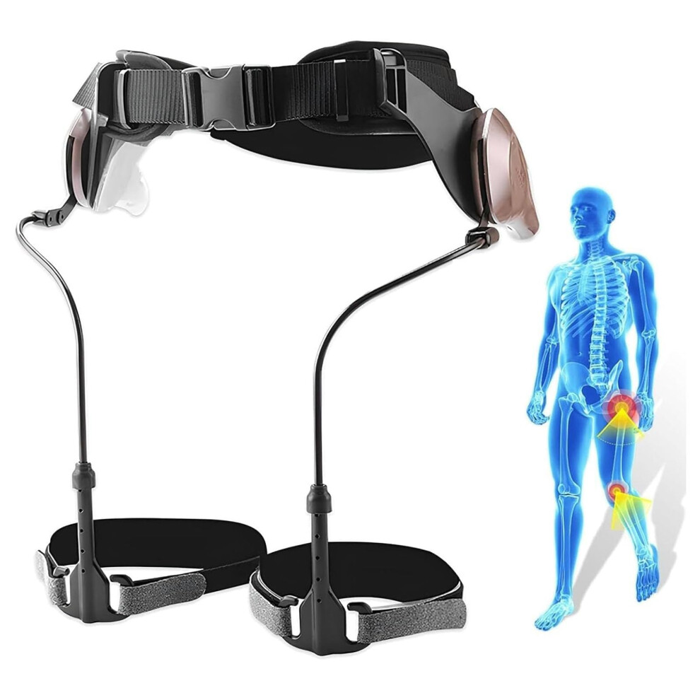 Leg Assist Walking Device with Adjustable Strength, NonElectric Lower Limb Support, Up to 50% Aid