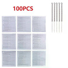 100 aiguilles métalliques pour stylo plasma, pour le détatouage des grains de beauté, taches de rousseur et tatouages. Appareil de beauté.