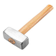 3-Pfund-Vorschlaghammer mit Holzgriff – Robuster Mini-Hammer aus Kohlenstoffstahl für Maurer- und Teppicharbeiten