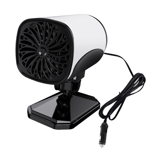 Riscaldatore per auto B a 12V per sbrinamento e riscaldamento, con design portatile e materiale ABS.