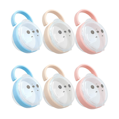 Baby Pacifier Linen Cases and Storage Container 2 Pieces