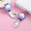 Cartoon Kids Tableware Set Blue Stainless Steel Spoon Fork 1