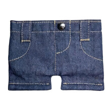 Pocket Pants Mini Jeans Wallet – Slim Bifold Retro Wallet, Compatible with Cards, Keys & Cash