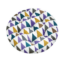 Round Cushion 40x40cm, Cotton-Linen, Compatible with Office, Bar Stool, Patio, Kitchen & Garden Furniture