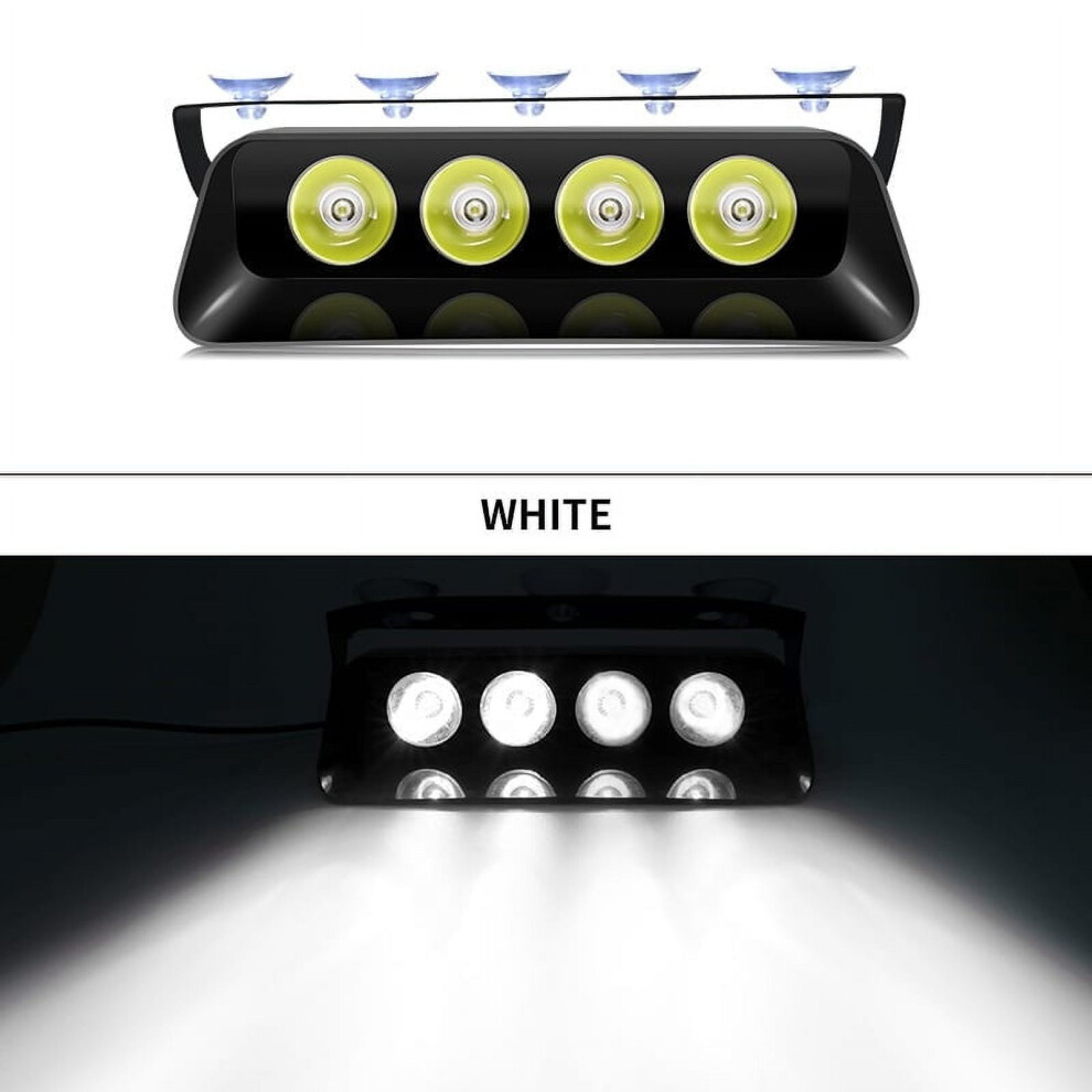 Led Emergency Strobe With 26 Flash Modes, Suction Cup Mount, Abs/Aluminum Bracket, Easy Plug & Play Â Compatible With All Vehicles Light 9028731189604