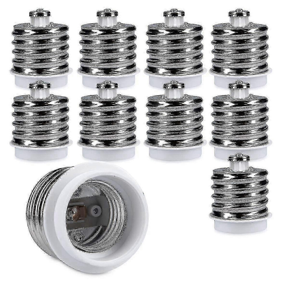 10X E40 To E27 Bulb Socket Converter Adapter Norway Compatible Led Halogen Lamps Holder 9072918190136