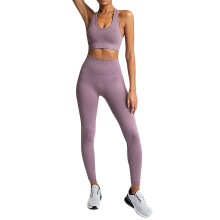 Joggingkläder för kvinnor Dam i ren färg - Lyftande sport, fitness, löpning, högmidjad väst, yogadräkt, grön träningsdräkt,