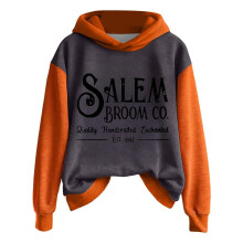Barn Småbarn Jentegensere Mote Halloween Bokstaver Trykt Langermet Koselig Avslappet Genser Crewneck Gensere For Tween/Ungdom Jenter 7-8 År